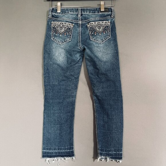 ZCO Embellished Jeans Girl's 10 - Picture 2 of 6